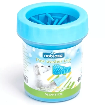 Kubek do mycia łap D9.5xH11cm silikonowy czyścik miękka szczotka