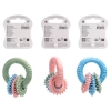 Ring z 3 mini ringami zabawka dla psa 8cm do czyszczenia zębów