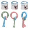 Ring z mini ringiem kostką zabawka dla psa 7.3cm do czyszczenia zębów