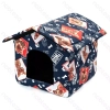 Buda M 48x45x39cm ciepły domek dla psa lub kota wygodna i przytulna