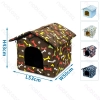 Buda L 50x50x43cm ciepły domek dla psa lub kota wygodna i przytulna