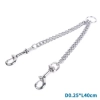 Rozdzielacz smyczy łańcuch dla dwóch psów rozmiar M 2.5mm*2x40cm Nobleza — zdjęcie 2