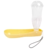 Butelka do picia 413 ml żółta 23,5x7,9 cm — zdjęcie 5