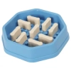 Regulowana miska do karmienia 490 ml 20x20x4,5 cm niebieska — zdjęcie 2