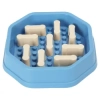 Regulowana miska do karmienia 490 ml 20x20x4,5 cm niebieska — zdjęcie 3