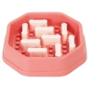 Regulowana miska wolnego jedzenia 490 ml 20x20x4,5 cm czerwona — zdjęcie 2