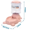 Automatyczne karmidło miś 3,84 l różowe 34x23,8x30 cm — zdjęcie 5