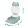 Automatyczne karmidło 2,31 l zielone 28,3x19,2x30,2 cm — zdjęcie 4