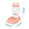 Automatyczne karmidło 2,31 l różowe 28,3x19,2x30,2 cm — zdjęcie 4