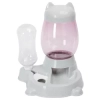 Automatyczne karmidło i poidło 2,31L + 0,53L szare 27x26x30 cm — zdjęcie 5