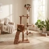 Drapak dla kota wielopoziomowy z myszką 77x47,5x137 cm brązowy — zdjęcie 3
