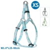 Szelki maskujące XS 1x25-40 cm z odblaskiem niebiesko-zielono-czarne — zdjęcie 2