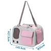 Torba na głośnik 43,5x31x27,5 cm różowa — zdjęcie 3