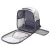 Plecak dla zwierząt PVC szary 33x23x38,5 cm, kształt ósemki — zdjęcie 3