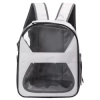 Plecak dla zwierząt PVC szary 33x23x38,5 cm, kształt ósemki — zdjęcie 4