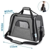 Torba podróżna dla zwierząt 52x25x35 cm szara — zdjęcie 6