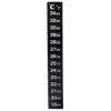 Termometr do akwarium naklejany na szybę 18-34°C (64-93°F) Nobleza — zdjęcie 2