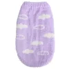 Sweter z półpluszowym kołnierzem typu cloud S-25cm Fioletowy Różowy Niebieski