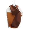Nobleza Bluza z kapturem w bloki kolorów XL-40cm Niebieski Czerwony Brązowy