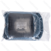3-piece set of square polyester pet bed L47*W37*H16cm L60*W48*H18cm L75*W60*H20cm Blue