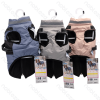Reflective harness water-resistant cotton clothes M-30cm Grey Blue Pink