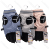 Reflective harness water-resistant cotton clothes XL-40cm Grey Blue Pink