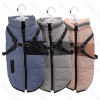 Reflective harness water-resistant cotton clothes XXL-45cm Grey Blue Pink