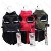 Solid color harness water-resistant cotton clothes L-35cm Black Red Green