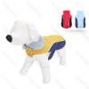 Color-block lapel water-resistant vest L-35cm Blue Red Yellow