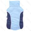 Color-block lapel water-resistant vest XXL-45cm Blue Red Yellow