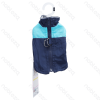 Color-block water-resistant vest XS-20cm Dark blue&Light blue Brown&Beige Red&Grey