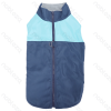 Color-block water-resistant vest M-30cm Dark blue&Light blue Brown&Beige Red&Grey