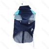 Color-block water-resistant vest XL-40cm Dark blue&Light blue Brown&Beige Red&Grey
