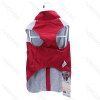 Color-block water-resistant vest XXL-45cm Dark blue&Light blue Brown&Beige Red&Grey
