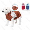 Color-block water-resistant vest 3XL-50cm Dark blue&Light blue Brown&Beige Red&Grey