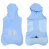 Reflective webbing hooded raincoat L-35cm Green Blue Pink