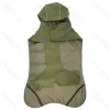 Reflective webbing hooded raincoat L-35cm Green Blue Pink