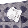 Flannel cushion with heart shape L55*W40cm Grey