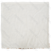 Heart jacquard flannel double-sided blanket L80*W80cm Coffee white