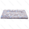 Dinosaur jacquard flannel mat L70*W55cm Grey
