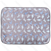 Dinosaur jacquard flannel blanket L100*W80cm Grey