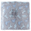 Printed fleece dinosaur jacquard pet house M L48*W45*H39CM Grey
