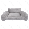 Faux rabbit fur pet sofa bed L65*W50*H23cm Grey