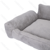 Faux rabbit fur pet sofa bed L65*W50*H23cm Grey