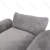 Faux rabbit fur pet sofa bed L65*W50*H23cm Grey