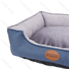Waterproof fabric square bed three-piece set L50*W38*H18cm L60*W48*H20cm L70*W58*H21cm Blue