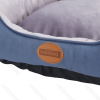 Waterproof fabric square bed three-piece set L50*W38*H18cm L60*W48*H20cm L70*W58*H21cm Blue