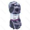 Heart pattern flannel blanket L120*W100cm Grey