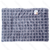 Flannel cushion with heart shape L85*W65cm Grey
