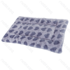 Flannel cushion with heart shape L85*W65cm Grey